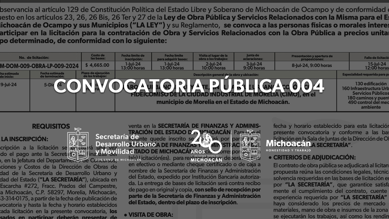 convocatorias